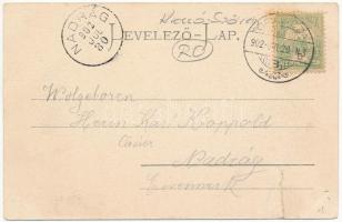 1902 Oravica, Oravita; Fő utca. Feldmann Ignác kiadása / Hauptgasse / main street. Art Nouveau (r)