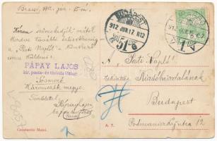 1912 Poiana Sarata, Sósmező (Bacau); Vama Oituz / customs office (EB)