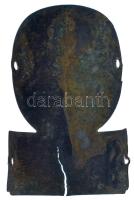 Németország DN "Kuxmann Bielefeld" kerékpár vázra szerelhető bronz jelvény (28x52mm) T:3 r...