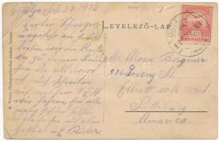 1912 Gátalja, Gáttája, Gataia; Spiesz M. szállodája a magyar királyhoz / hotel (EB)