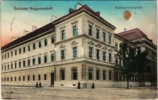 1912 Nagyenyed, Aiud; Bethlen református kollégium. Földes Ede kiadása / Calvinist boarding school (fl)