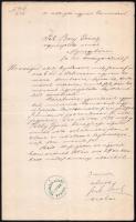 1878 Máramarosszigeti ügyvédi kamara által kiadott igazolás