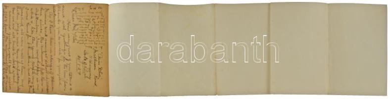 1927 Stornoway. Folding leporellocard with 5 images