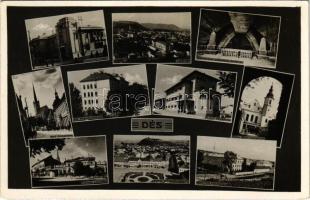 Dés, Dej; mozaiklap / multi-view postcard