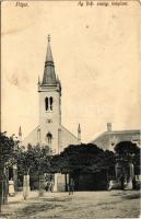 1917 Pápa, Ágostai hitvallású evangélikus templom. Kis Tivadar kiadása (kis szakadás / small tear)