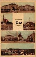 1918 Dés, Dej; mozaiklap. Goldstein J. kiadása / multi-view postcard (fa)