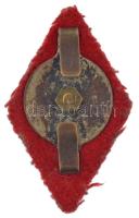 ~1960-1970. "Zrínyi Katonai Akadémia" zománcozott fém jelvény (~26x45mm) T:2