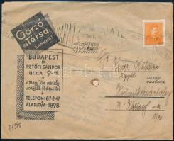 cca 1930 Királyi osztálysorsjáték forgatható reklám nyomtatvány