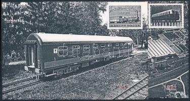 1996 70 éves a MÁV dunakeszi járműjavító üzeme feketenyomat emlékív pár azonos sorszámmal