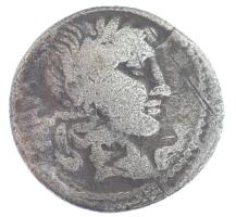 ~I-II. századi gyenge tartású Ag római érme (3,39g) T:2-,3 ~Ag roman coin from the ~1st-2nd century in poor condition (3,39g) C:VF,F