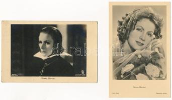 Greta Garbo - 2 db régi képeslap / 2 pre-1945 postcards