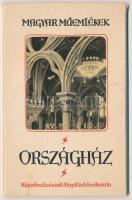 Budapest V. Országház belső. Magyar Műemlékek. Képzőművészeti Alap - 9 modern képeslap tokban