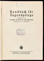 Handbuch für Jugendpflege. Hrsg. von der Deutsche Zentrale für Jugendfürsorge. Schrirtleitung: Dr. jur. Fr. Duensing - Berlin. Langensalza, 1913., Hermann Beyer, Söhne. Német nyelven. Kiadói aranyozott egészvászon-kötés, régi bélyegzésekkel.