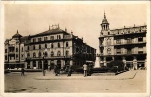 1943 Nagyvárad, Oradea; Pannonia étterem, Palace szálloda, Egyesült Bank rt., Emke kávéház / restaurant, hotel, cafe, bank (EK)