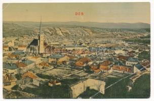 1910 Dés, Dej; látkép. Gálócsi Samu kiadása / general view (fa)