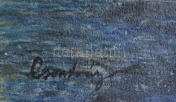 Csontváry jelzéssel: Kastély. Olaj, vászon. 40x50 cm