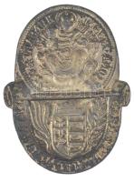 DN "Patrona Regni Hungariae 1764 - Isten, áldd meg a magyart!" fém lemezjegyvény (41x31mm)...