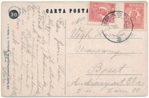 Brassó, Kronstadt, Brasov; Vasúti levelezőlapárusítás 218. (EK)