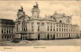 1906 Kolozsvár, Cluj; Nemzeti színház. Schuster Emil kiadása / theatre