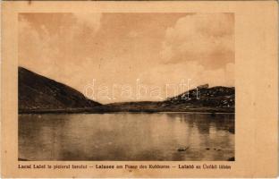 1940 Radnai-havasok, Muntii Rodnei; Lalató az Ünőkő lábán / Lacul Lalei la piciorul Ineului / Lalasee am Fusse des Kuhhorns / lake (fa)