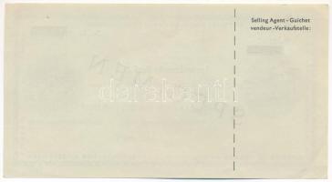 Hollandia / Amszterdam DN "Amszterdami Bank Utazási Csekk" 250G-ről, "MINTA" fel...