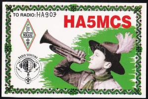 1997 QSL rádióamatőr lap