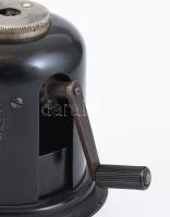 Régi ceruzahegyező, fém, m: 10 cm