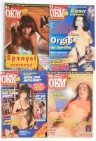 4db ÖKM erotikus magazin, vegyes állapotban