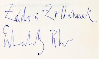 Esterházy Péter: Harmonia caelestis. A szerző, Esterházy Péter (1950-2016) író által DEDIKÁLT példán...