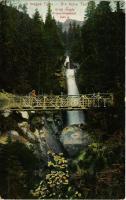 1909 Tátra, Magas-Tátra, Vysoké Tatry; Óriási vízesés / Riesen-Wasserfall / waterfall (r)