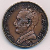 Lapis András (1942-) 1987. Szent-Györgyi Albert 1893-1986 / Szote - Nobel-díjának 50. évfordulójára - MÉE kétoldalas bronz emlékérem (42,5mm) T:1