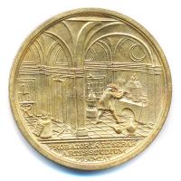 DN "Mária Terézia / A kémlészettan tanulmányi érme" aranyozott bronz emlékérem, a Selmecbá...