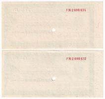 Németország / Drezda 1973. "Dresdner Bank" utazási csekk 100M értékben lyukasztással érvén...