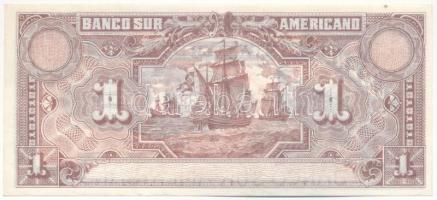 Ecuador / Banco Sur Americano 1920. 1S T:I- 
Ecuador / Banco Sur Americano 1920. 1 Sucre C:AU Kraus...