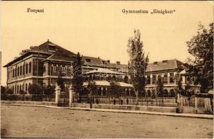 Focsani, Foksány; Gymnasium Einigkeit / grammar school (EK)