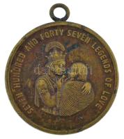 DN "A szerelem 747 legendája / Air-India Boeing 747" kétoldalas bronz emlékérem füllel (42...