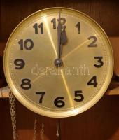 Szecessziós álló óra, mechanikus szerkezettel, nincs kipróbálva, fa tok szerkezettel és tartozékokka...