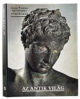 Az antik világ. Szerk.: Dr. Aradi Nóra. A művészet története sorozat. Bp., 1986, Corvina. Gazdag képanyaggal illusztrált. Kiadói műbőr-kötés, karcos papír védőborítóban.