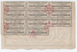 Franciaország / Párizs 1933. "Az Egykori Oszmán Birodalom Felosztott Államadósságának Tanácsa&q...