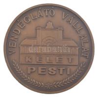 Csorba Katalin (1948-) 1971. "Kelet-Pesti Vendéglátó Vállalat / Egy család vagyunk" bronz ...