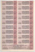 Budapest 1892. "A magyar korona országai 4%-kal kamatozó Járadékkölcsön" államadóssági köt...