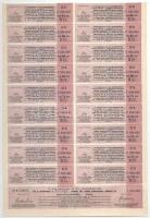 Budapest 1892. "A magyar korona országai 4%-kal kamatozó Járadékkölcsön" államadóssági köt...