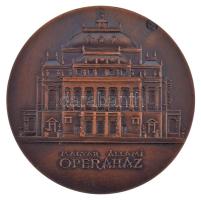 Madarassy Walter (1909-1994) 1980. "Magyar Állami Operaház" egyoldalas bronz emlékérem (60mm) T:1-