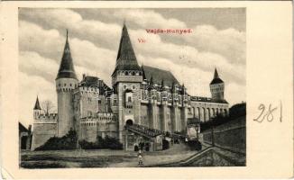 Vajdahunyad, Hunedoara; Vajda-Hunyad vára. Adler fényirda / castle (vágott / cut)