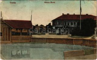 1911 Torda, Turda; Bánya fürdő. Fodor Domokos kiadása / spa, bath (fa)