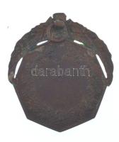 ~1912. "Rákosszentmihályi Athletikai és Football Club" kétoldalas érem füllel, karikával, ...