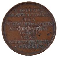 Olasz Államok / Pármai Hercegség 1825. "Mária Ludovika / I. Ferenc - Auguszta Karolina" ké...