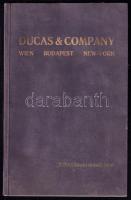 cca 1910 Ducas & Company gyorsfúrógépek képes katalógus 46p. Kissé hullámos lapokkal