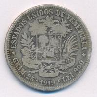 Venezuela 1919. 5B Ag T:3 ph
Venezuela 1919. 5 Bolivares Ag C:F edge error