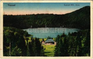 1932 Tusnádfürdő, Baile Tusnad; Lacul Sfanta Ana / Szent Anna tó / lake, spa (fa)